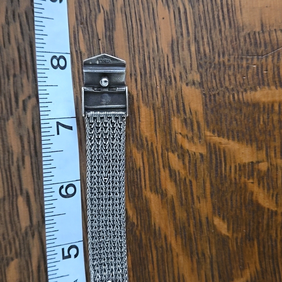 JOHN HARDY 18 KT GOLD DOT MESH 925 STERLING SILVER WOVEN BUCKLE SNAP CLOSE RARE - Picture 3 of 12